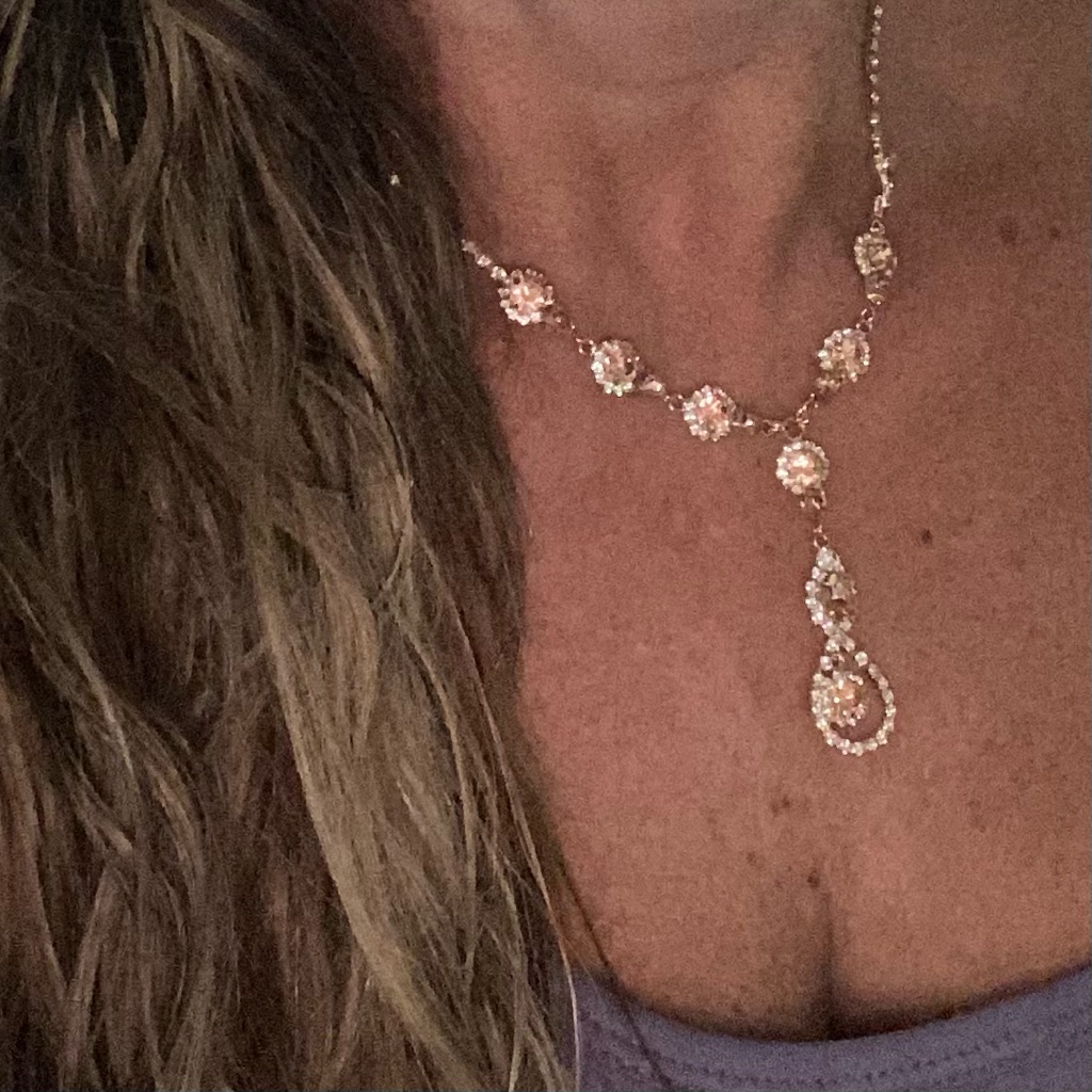 Cezanne Gold Blush Sensitive Skin Necklace Nwot